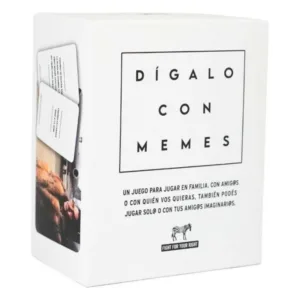 Juego de mesa Dígalo con memes.