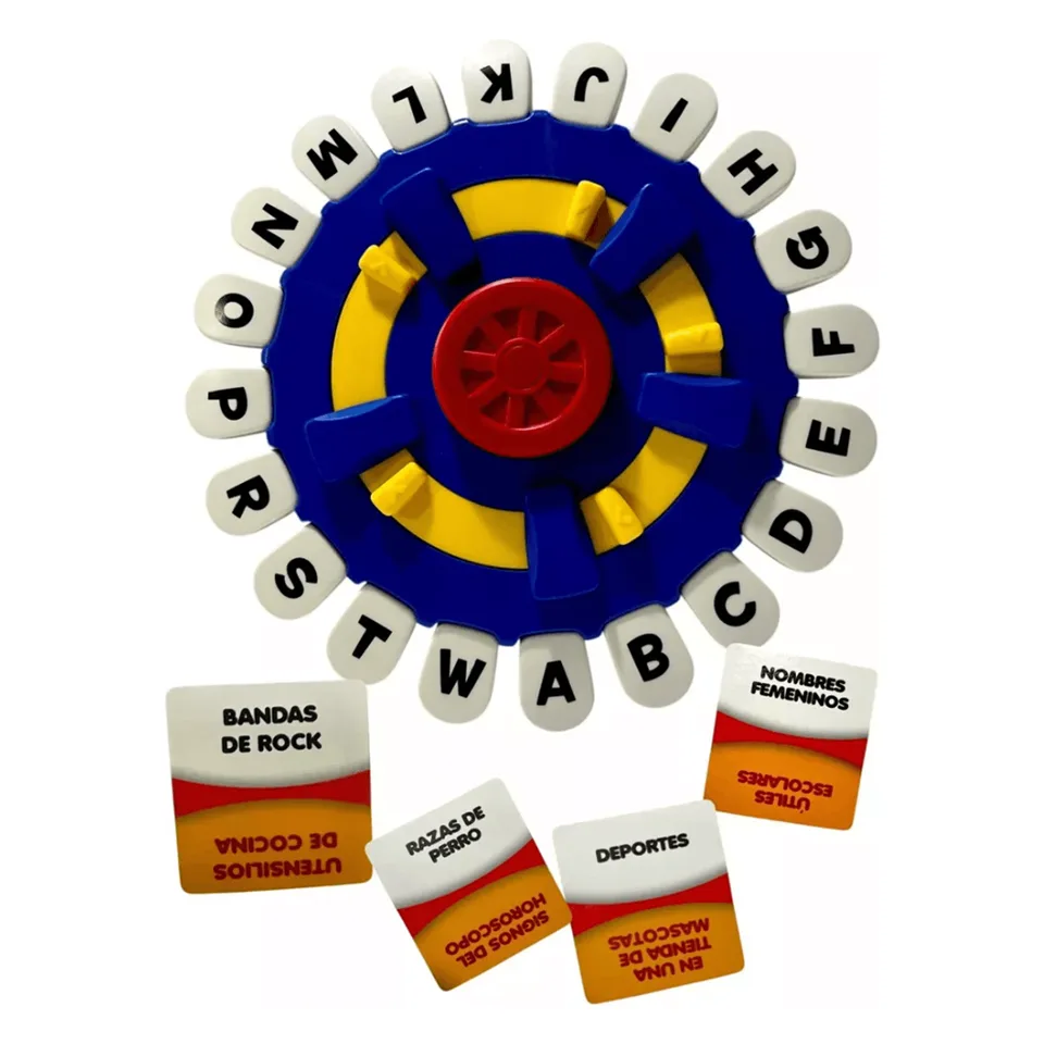 Juego de palabras a tiempo con sus cartas