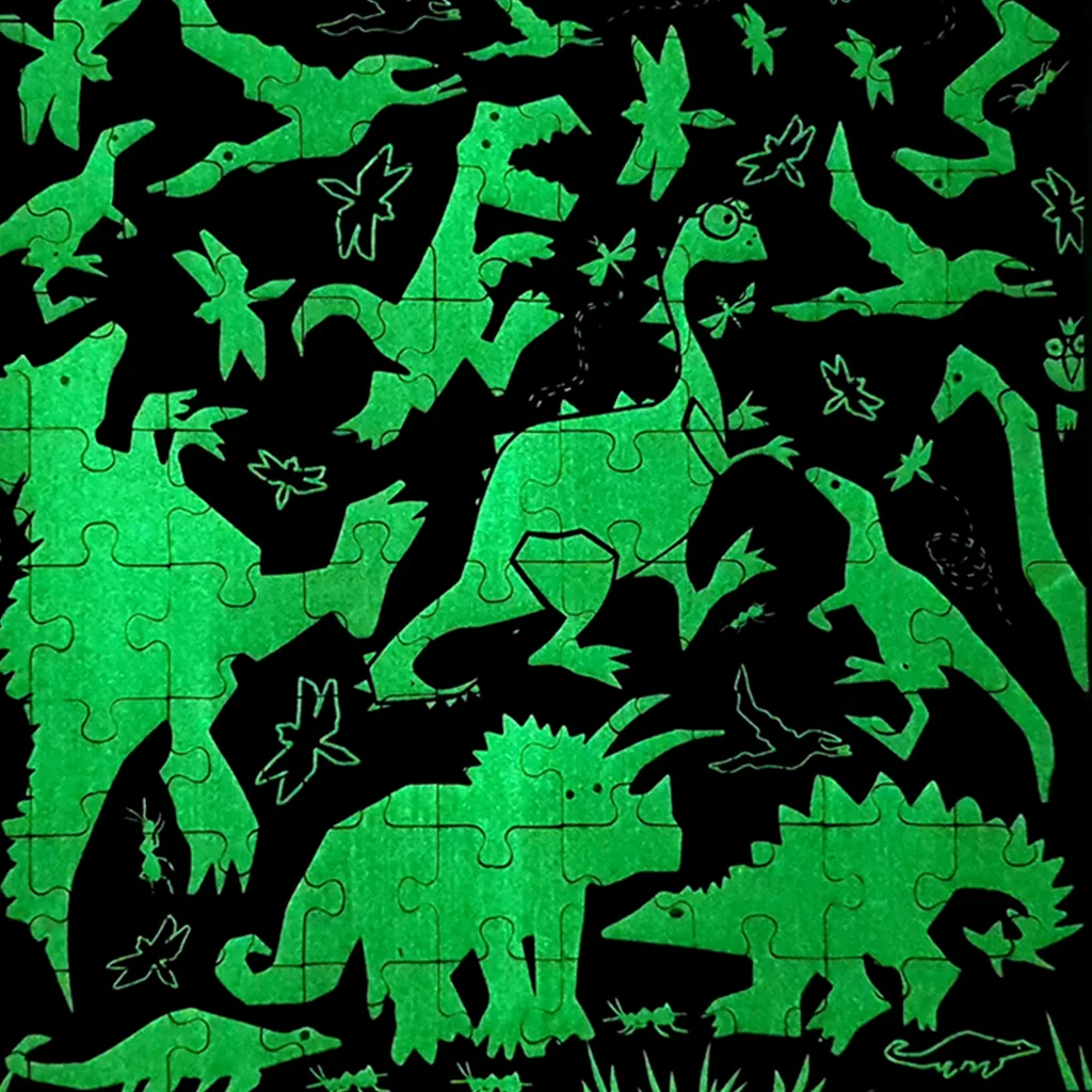 puzzle que brilla en la oscuridad