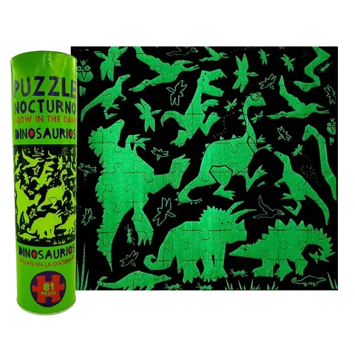 rompecabezas que brilla en la oscuridad