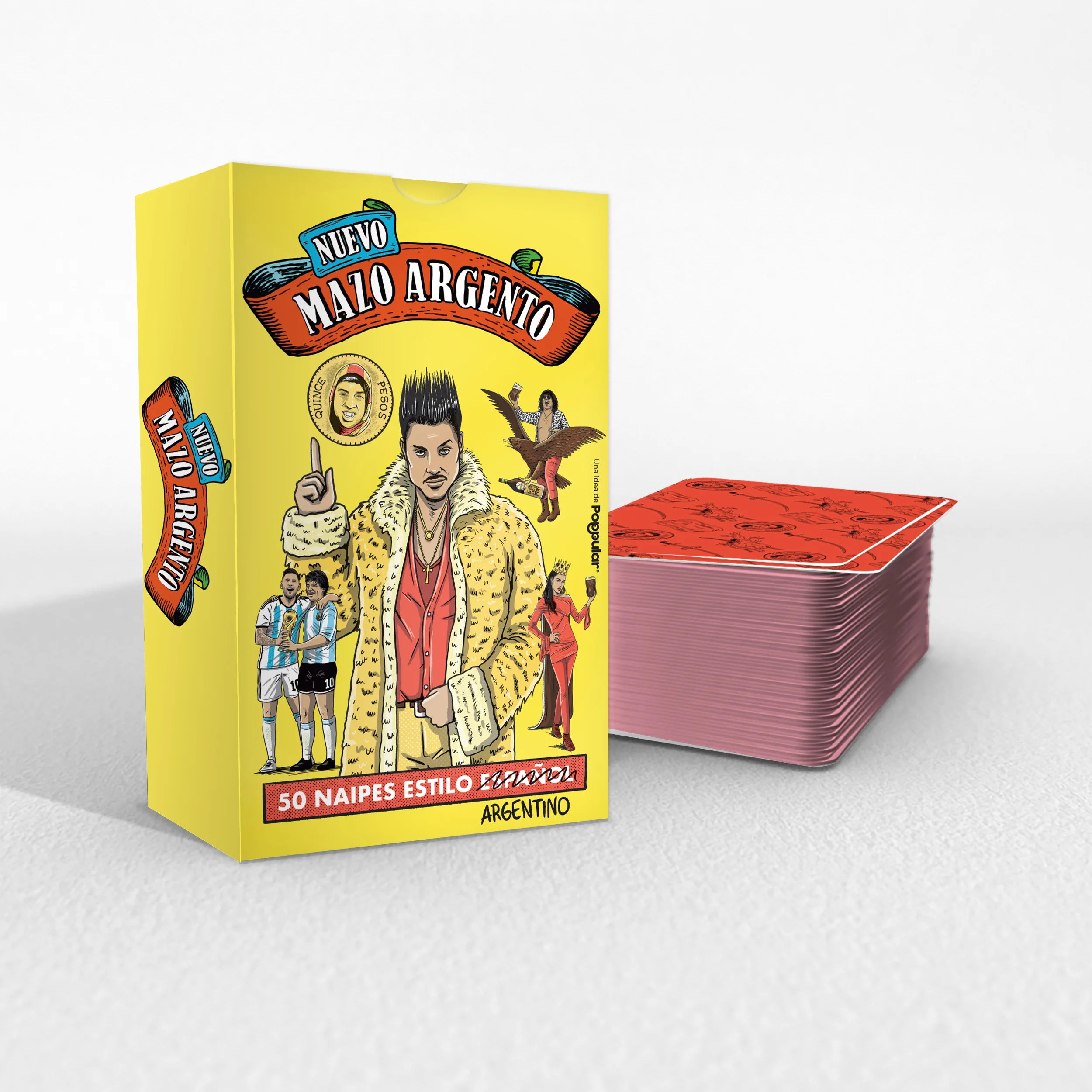 mazo argento: tipo cartas españolas